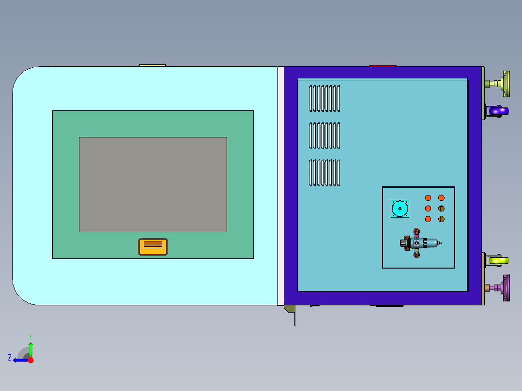 高精度平面度测量设备右视图