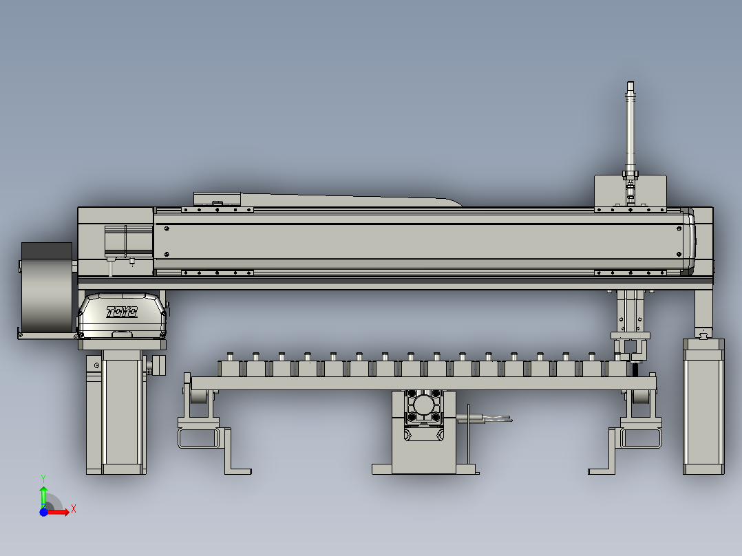 ALMT16-03-000螺杆上料机构前视图