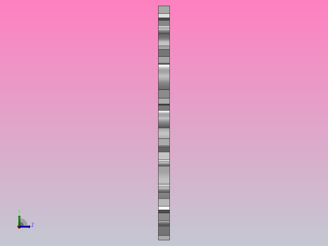 圣诞树造型左视图