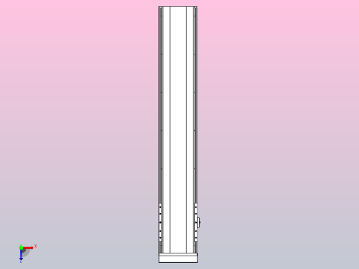 日规模组半封闭丝杆TPA-HNR-202D-2510C-L950-MP-Y-P75-N3俯视缩略图