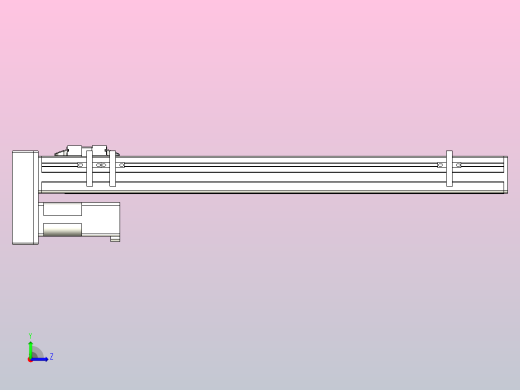 MTH5M标准螺杆滑台[MTH5M-L#-400-BM-P10-C3]左视缩略图