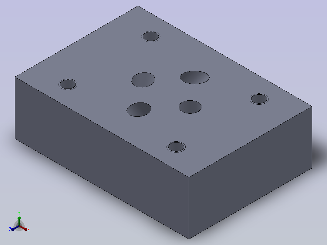 带图纸的特殊块正等轴测图