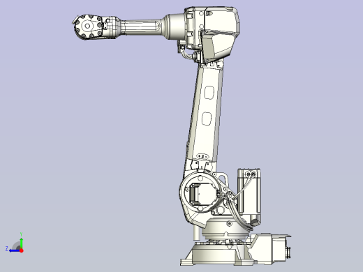 IRB 2600 12-1,85三维模型图纸右视缩略图