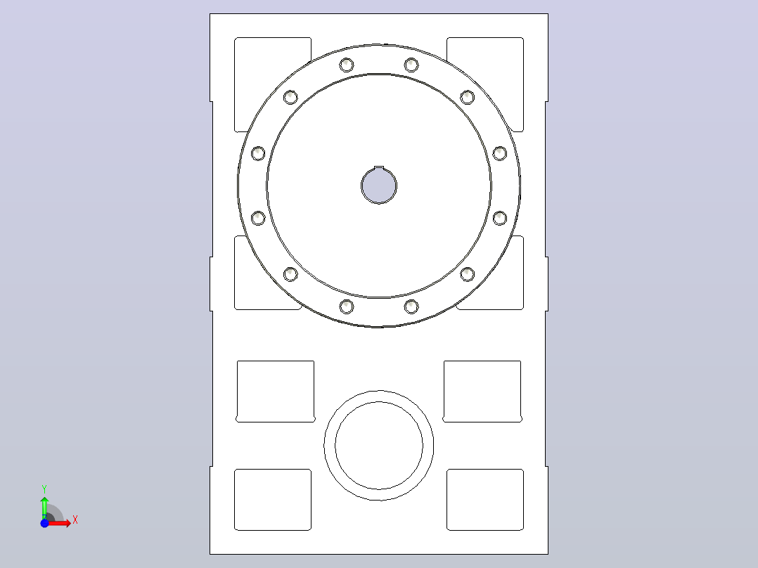ZLYJ225-16-V减速机.0008.ipt前视图
