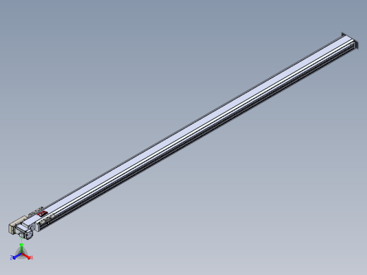 皮带直线轴半封闭可选导轨TPA-HNB-120D-110-L2800-ML-Y-P40-N3