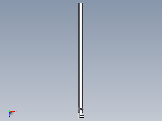 皮带直线轴半封闭可选导轨TPA-HNB-120D-110-L2800-ML-Y-P40-N3俯视缩略图