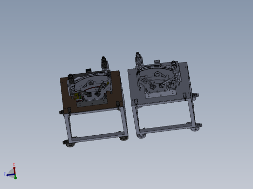 上盖左侧板组件-焊接夹具