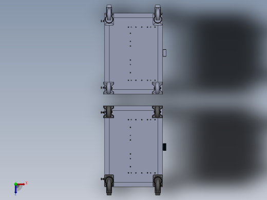 上盖左侧板组件-焊接夹具俯视缩略图