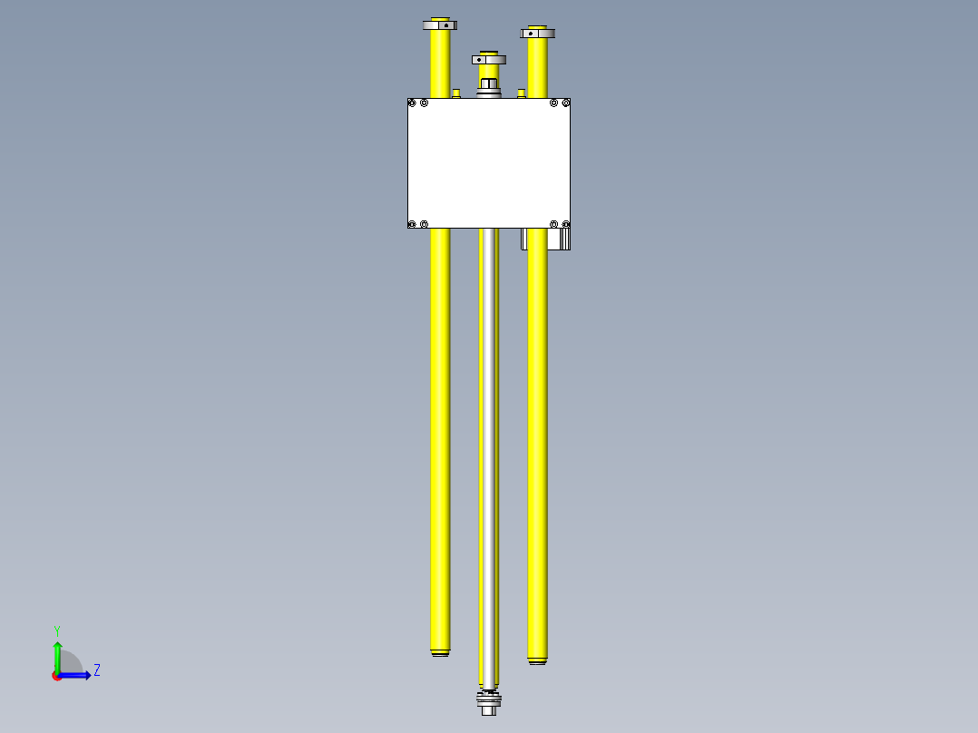 升降轴搬运机构左视图