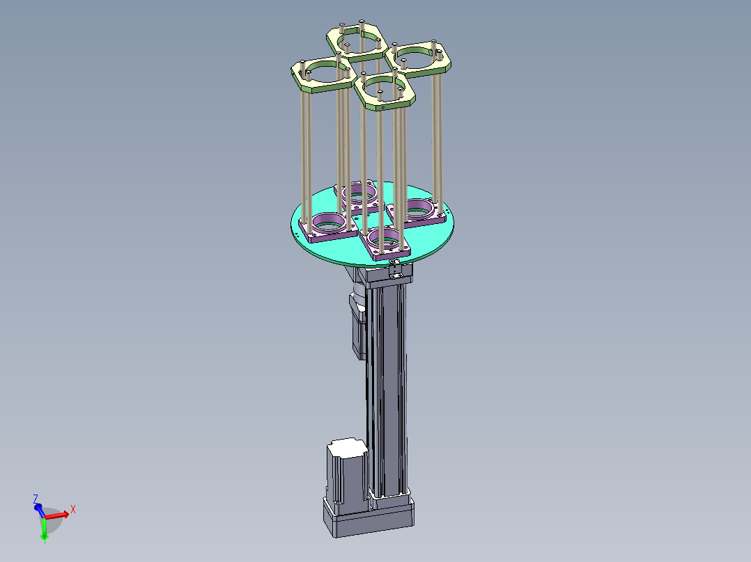 转盘料夹上料sw20可编辑