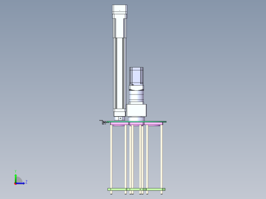 转盘料夹上料sw20可编辑左视缩略图
