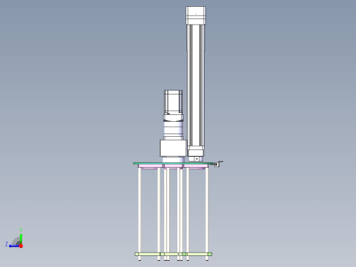 转盘料夹上料sw20可编辑右视缩略图