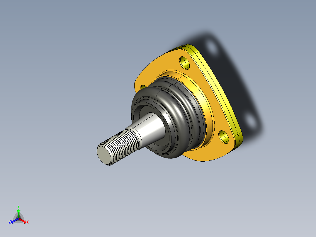 Ball-joint球头球形接头3D数模图纸 STP主视图