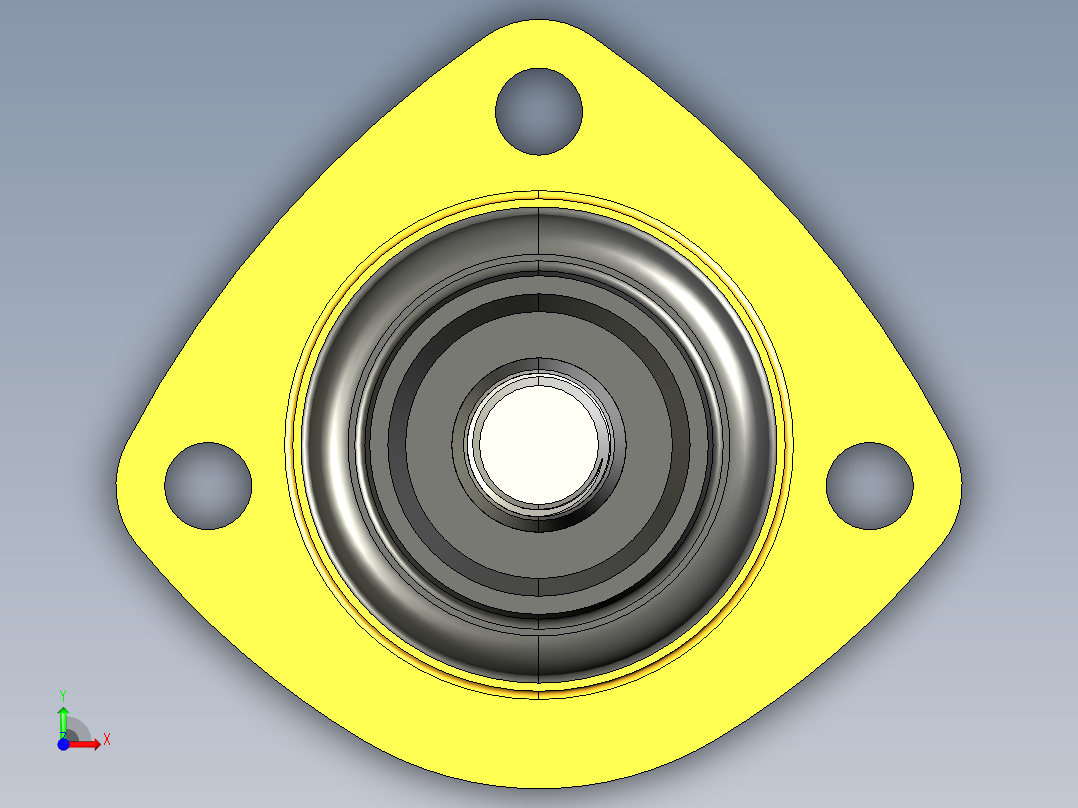 Ball-joint球头球形接头3D数模图纸 STP前视图