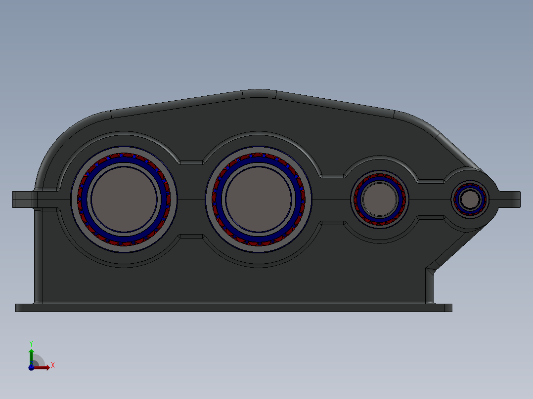 双输出齿轮箱图纸
