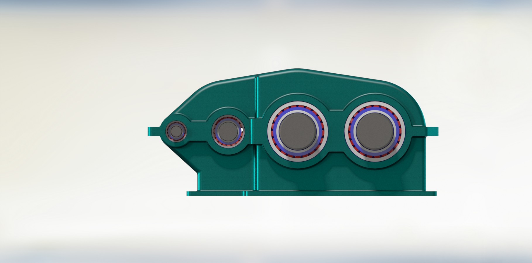 双输出齿轮箱图纸
