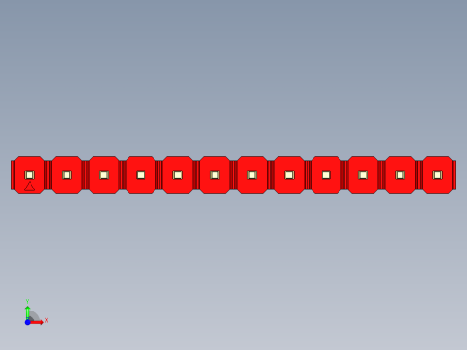 彩色公头100mil（2.54mm）系列-DS1021_red_1x12p_100mil_Type5_rev1.0前视缩略图