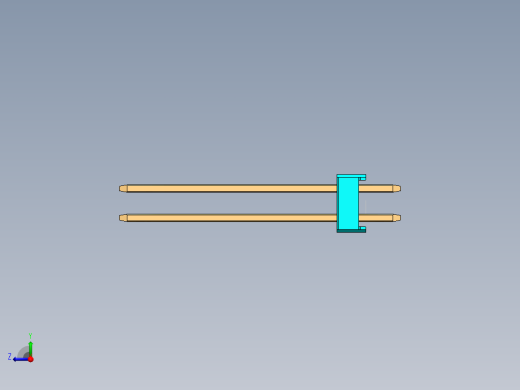 彩色公头100mil（2.54mm）系列-DS1021-100mil(2.54mm)-Type19(3x18.8mm)-3Rx32pin-colored-REV1.0右视缩略图