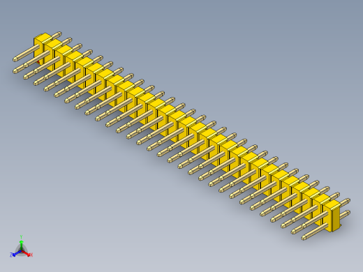 彩色公头100mil（2.54mm）系列-DS1021_yellow_2x29p_100mil_Type1_rev1.0