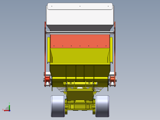 履带式运输车-翻斗车后视缩略图
