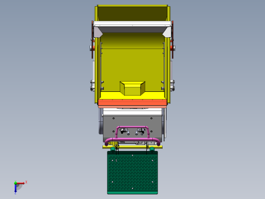 履带式运输车-翻斗车俯视缩略图