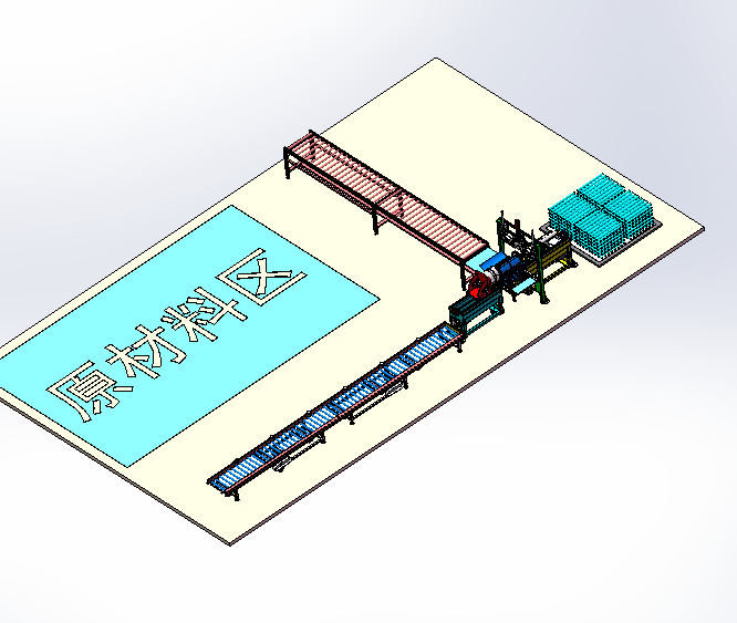 铝合金管料成型生产线