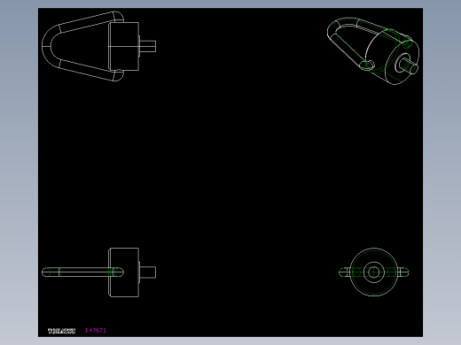 搖擺吊環SE-2D多系列多零件图纸模型