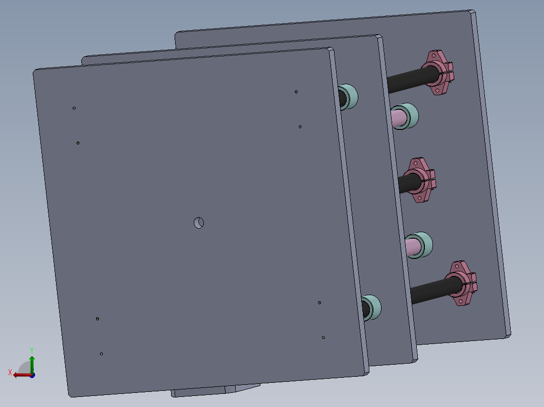 300mm升降台后视图