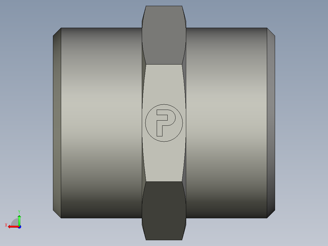 卡套式工业通用硬管接头EO Union G22LCFX后视图