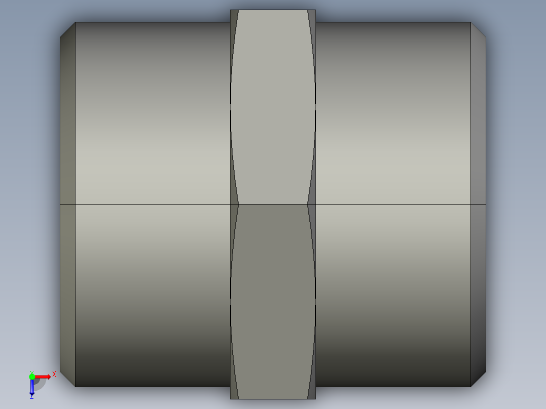 卡套式工业通用硬管接头EO Union G22LCFX俯视图