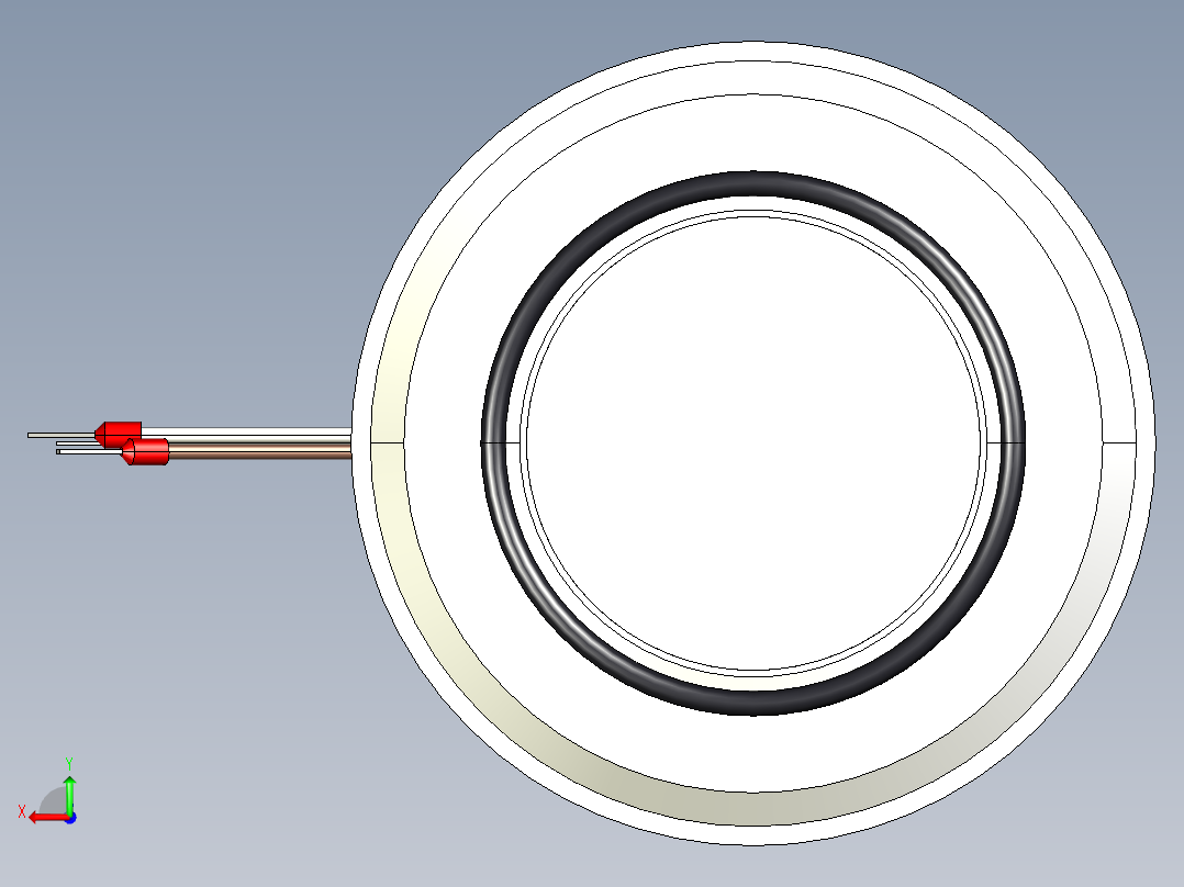 超声波设备ENSOR-RANGE-6m-19.7ft-PVDF-BODY-4-20mA-2-wireHART-NPT-THREAD后视图