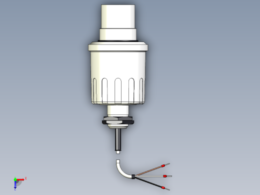 超声波设备ENSOR-RANGE-6m-19.7ft-PVDF-BODY-4-20mA-2-wireHART-NPT-THREAD俯视缩略图