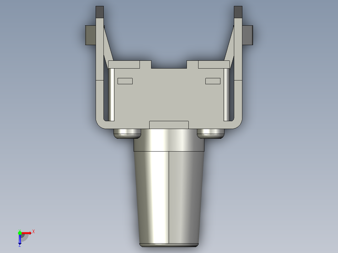 15N型侧面操纵轻触开关俯视图