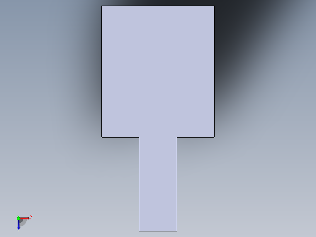 S17 齿轮摆臂俯视图