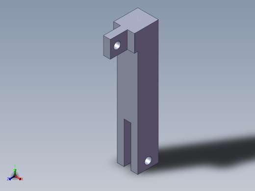 S17 齿轮摆臂正等轴测缩略图