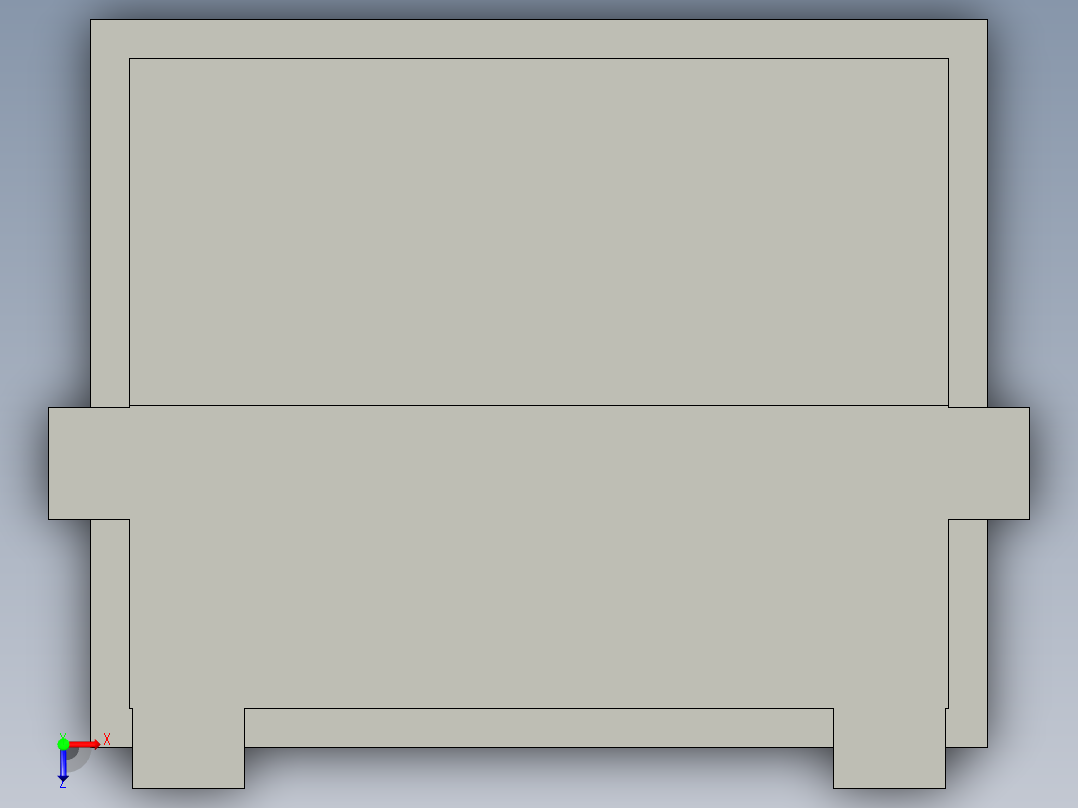 基恩士CV-M30_kc图纸模型俯视图