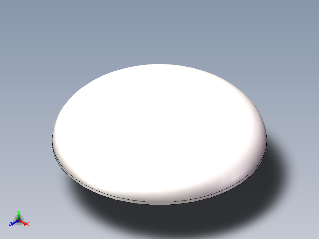 EHA椭圆形封头DN1500正等轴测图