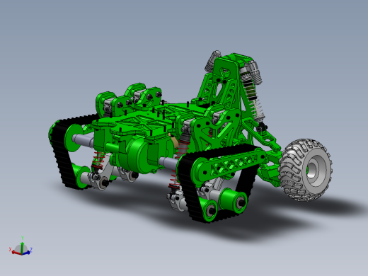 805探险机器人越野车SW设计
