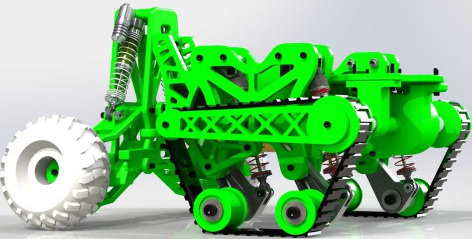 805探险机器人越野车SW设计