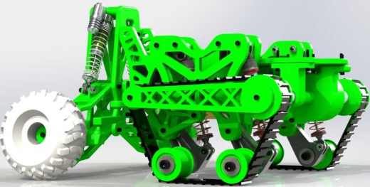 805探险机器人越野车SW设计缩略图