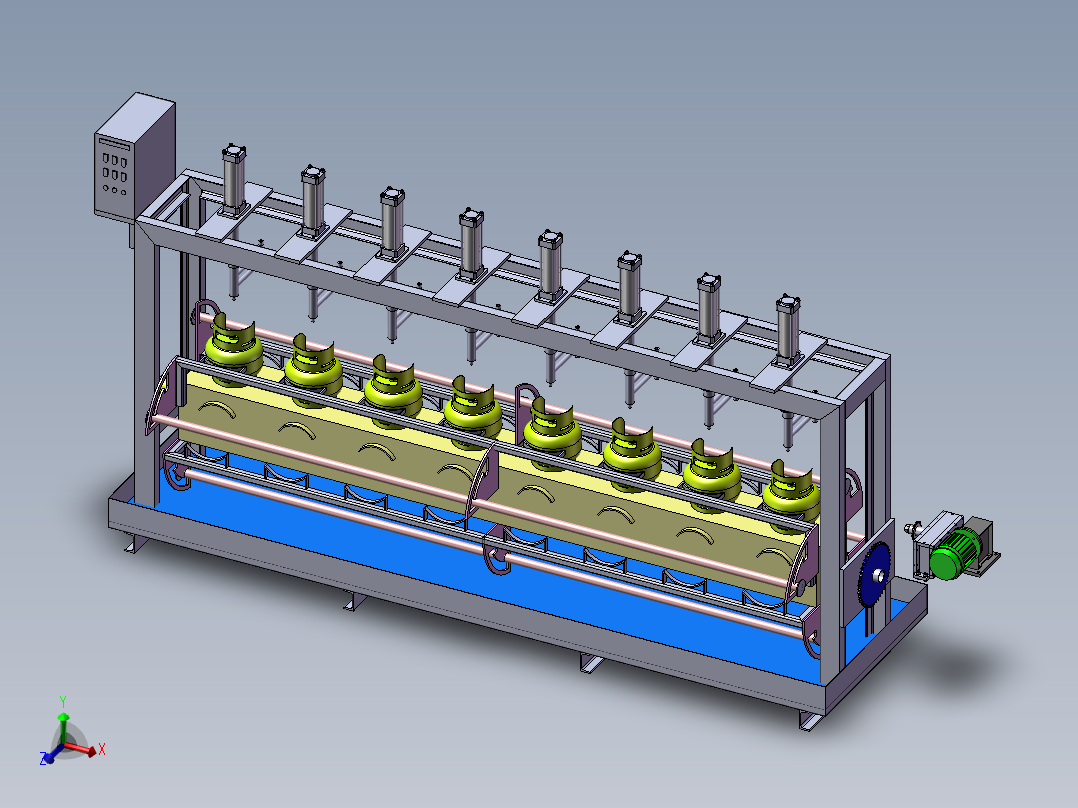 钢瓶煤气罐生产线