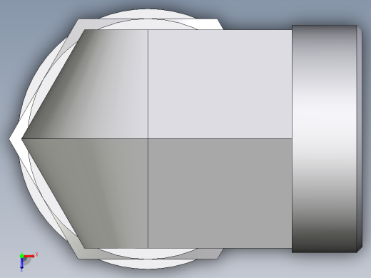 卡套式工业通用硬管接头EO_Adjustable_Locknut_elbow_WEE42LROMDCF俯视缩略图