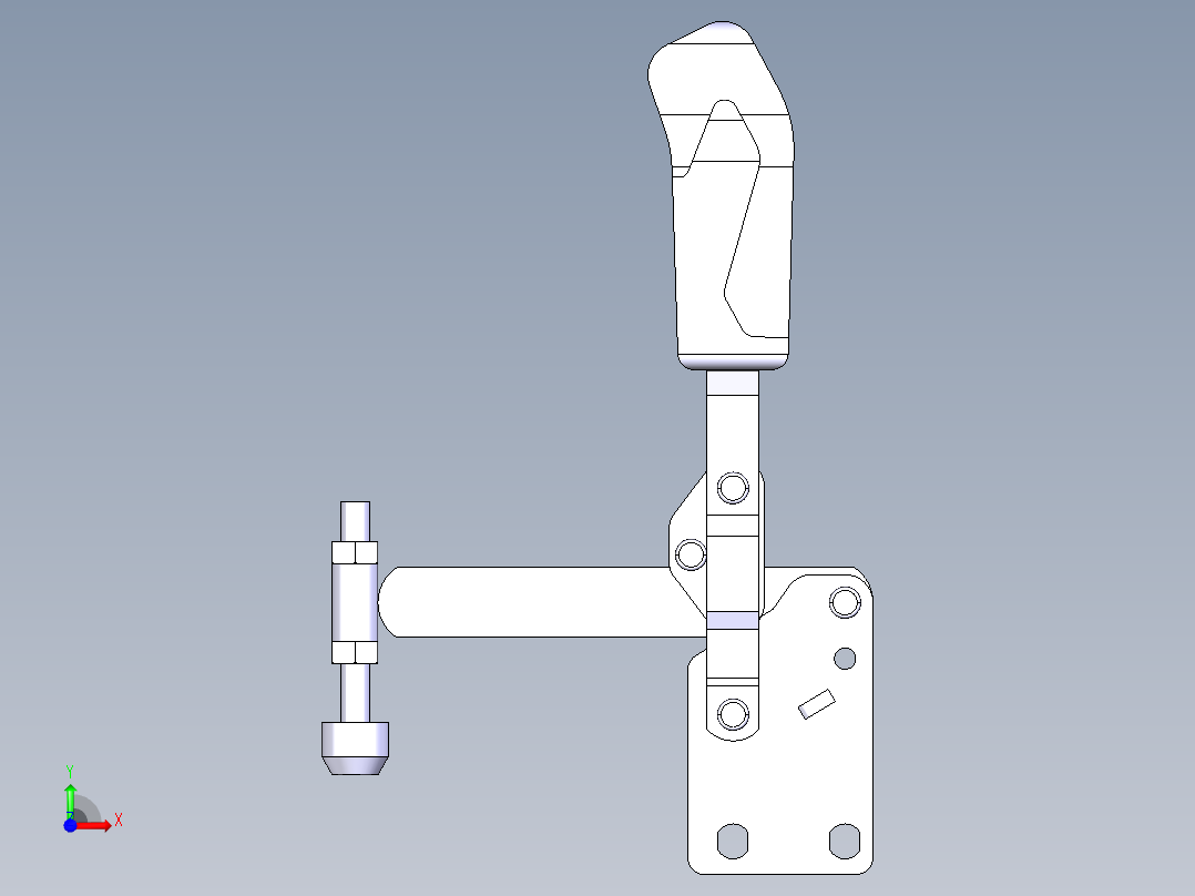 德克斯TUNKERS气缸数模T2-10_SB前视图