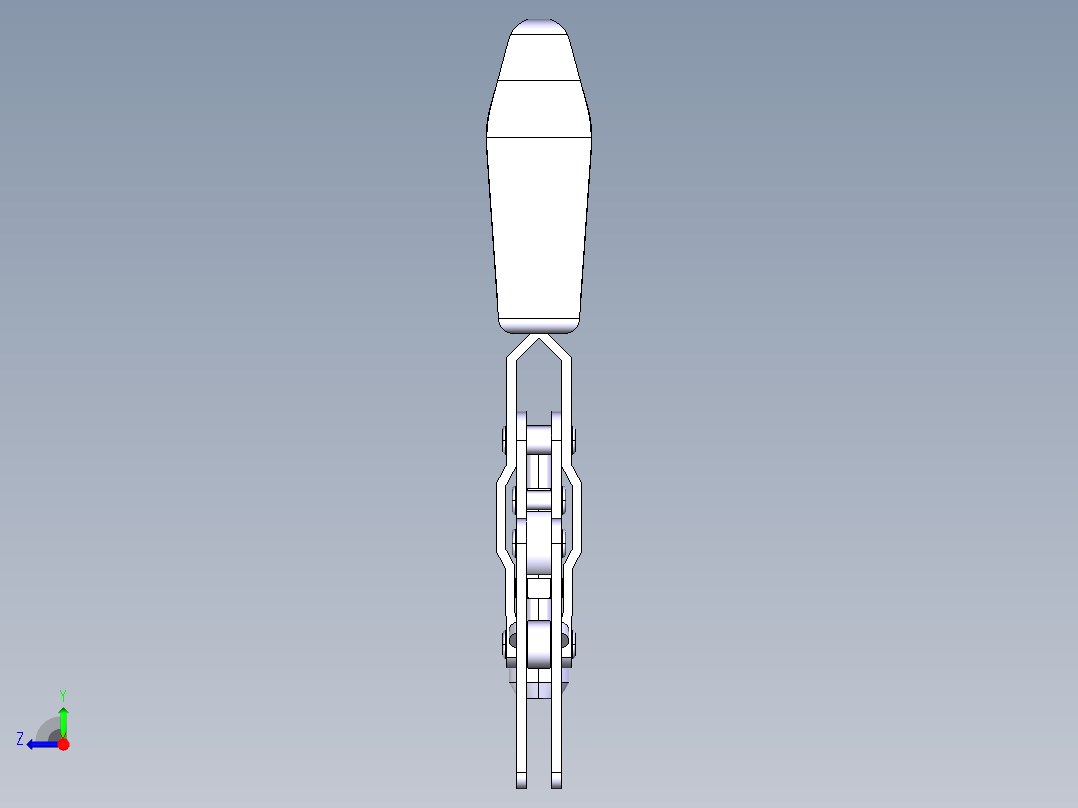 德克斯TUNKERS气缸数模T2-10_SB右视图
