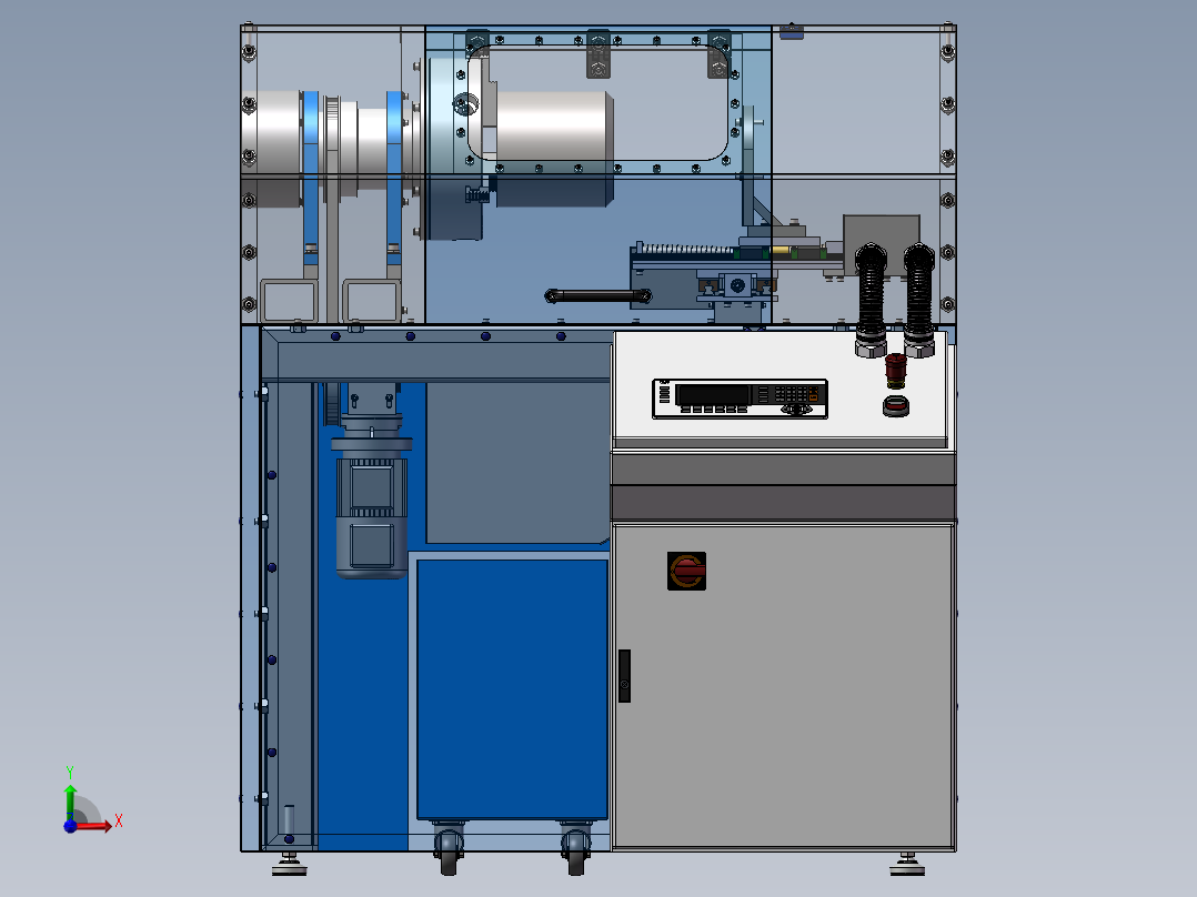 圆管倒角机前视图