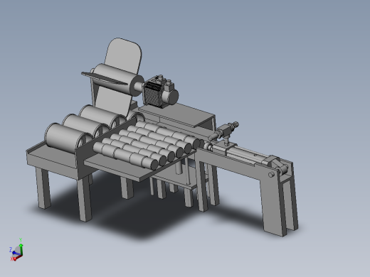 滚筒与滚筒轴装配