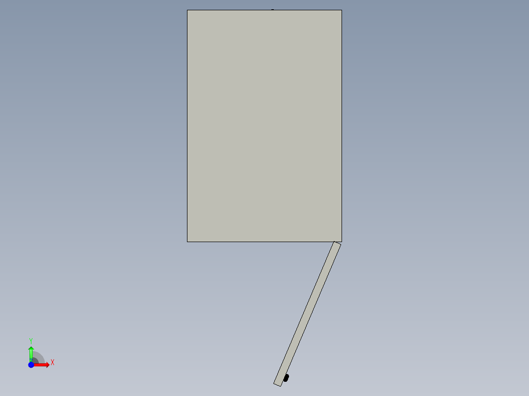 医院房间储物柜前视图