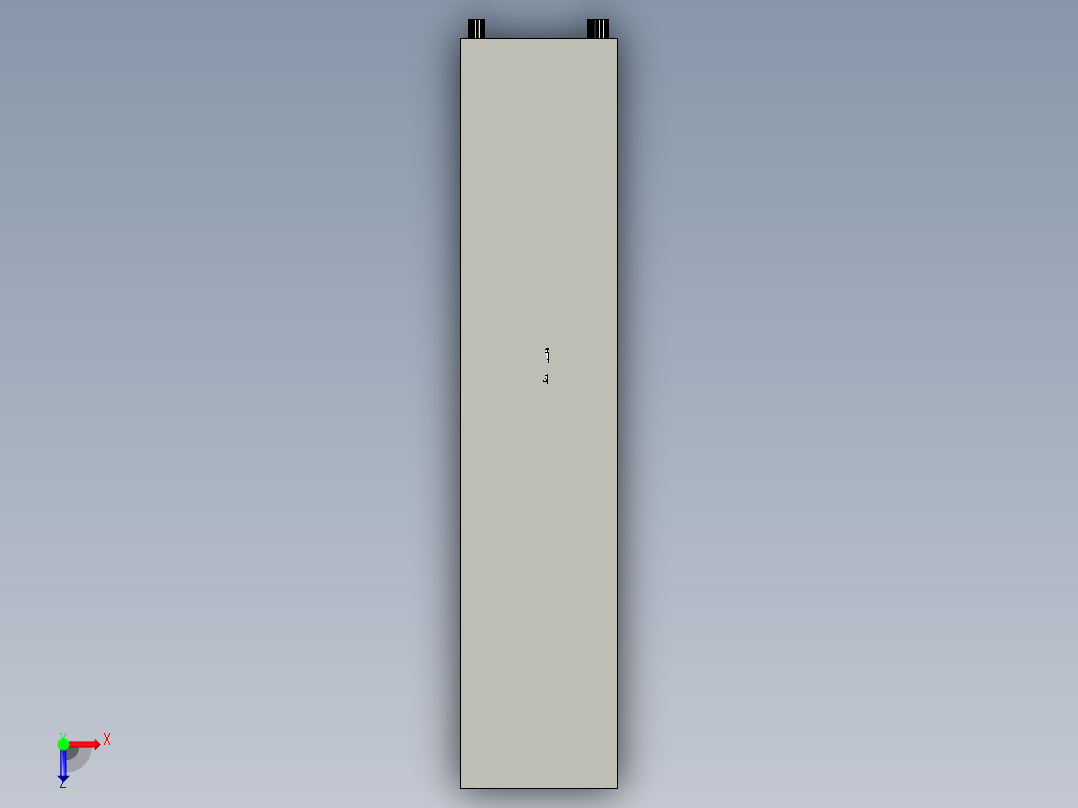 医院房间储物柜俯视图