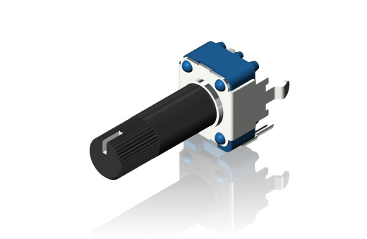 带白色指示线的绝缘轴电位计9mm缩略图