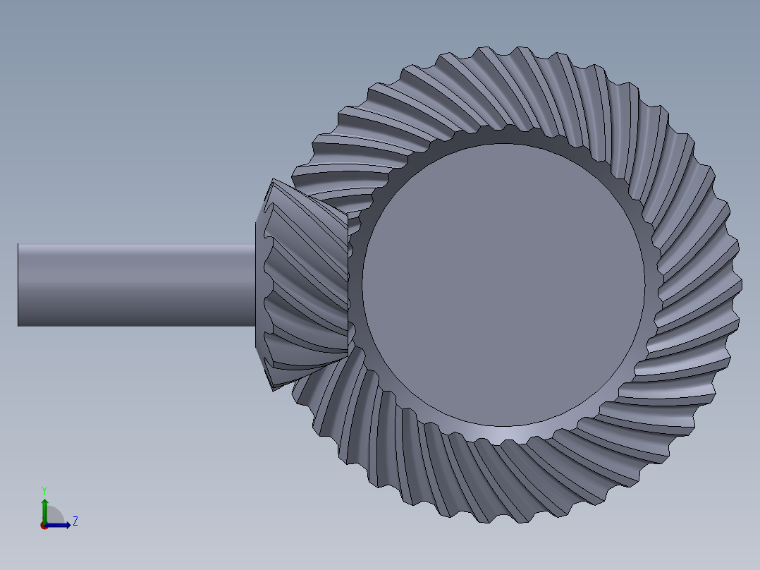 齿轮啮合 (106)左视图
